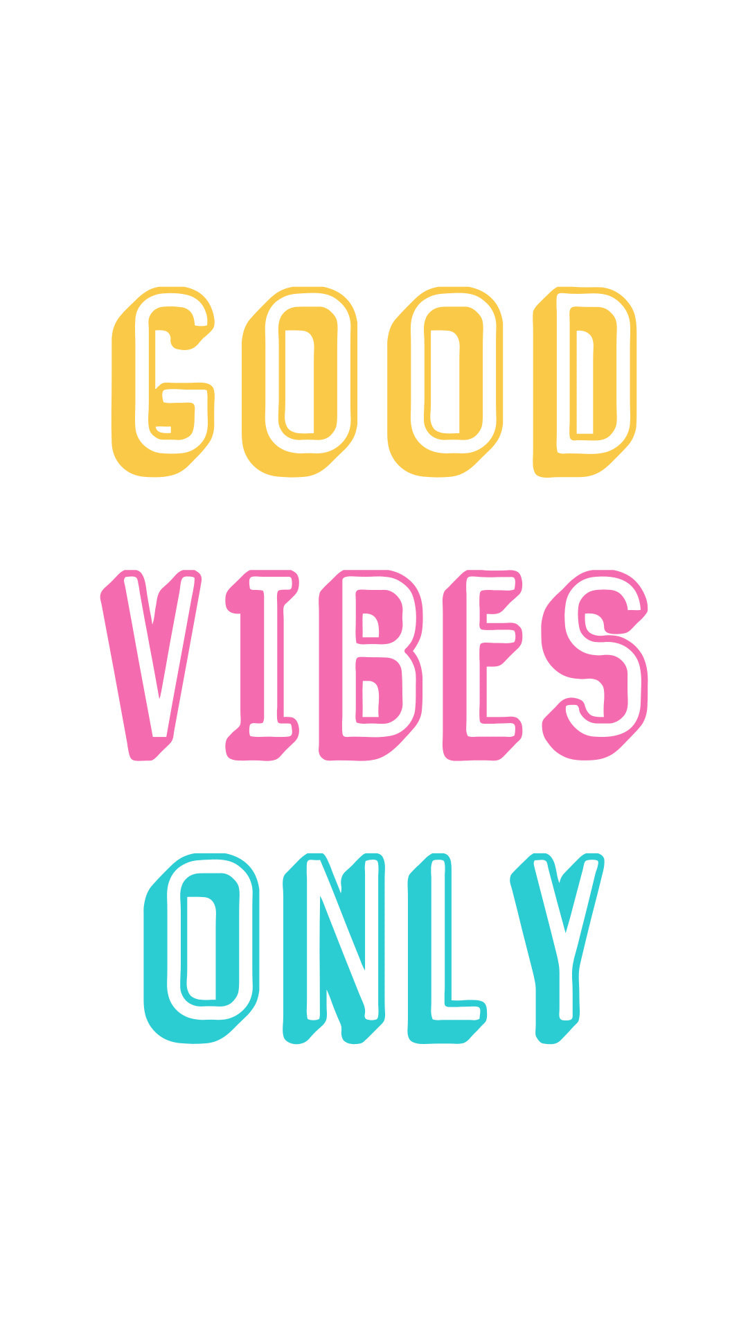 Wall Art Print | Positive vibes only | Europosters